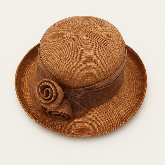 Vintage Betmar New York Straw Hat – Quiet Luxury Autumn Edit – Timeless Boutique - Picture 11 of 16